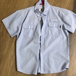 Boys Blue Striped Shirt